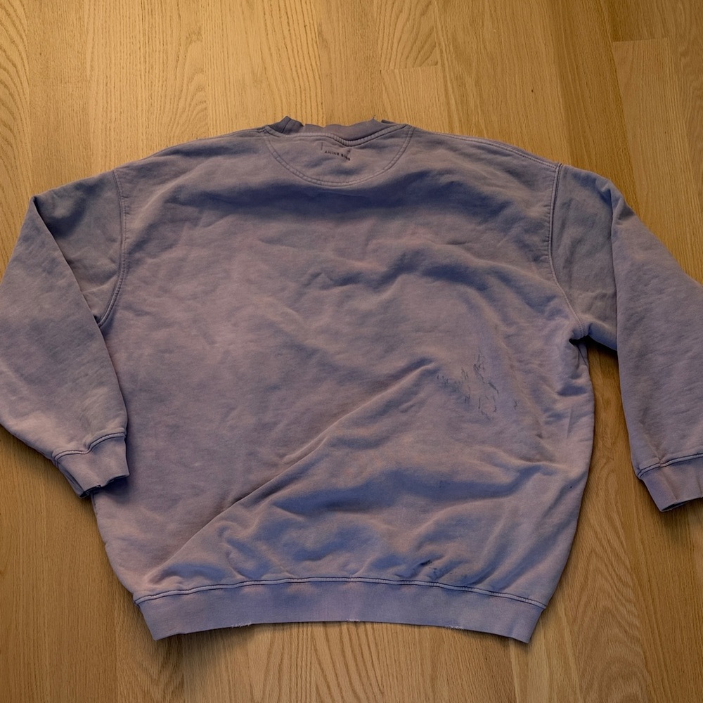 Anine Bing Women's Lavender Crewneck Sweater - Picture 4 of 4